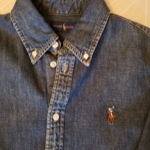 RALPH Lauren Denim Dress Large